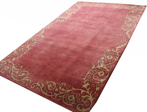 Tibetan Red Hand Knotted 60 X 90 Area Rug 902-137453 Image 2