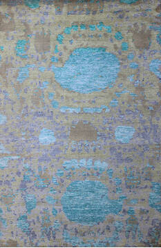 Modern Multicolor Hand Knotted 5'0" X 8'0"  Area Rug 902-137478