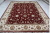 Jaipur Red Hand Knotted 81 X 100  Area Rug 905-137483 Thumb 7