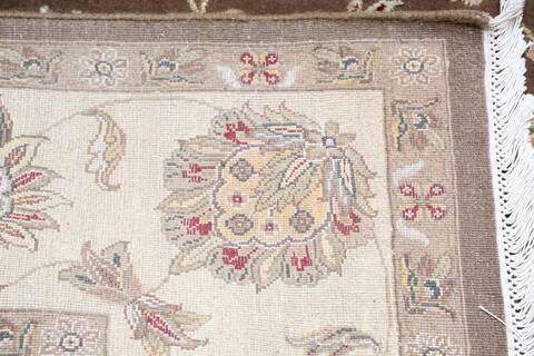 Jaipur Brown Hand Knotted 81 X 101 Area Rug 905-137484 Image 8
