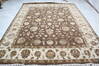 Jaipur Brown Hand Knotted 81 X 101  Area Rug 905-137484 Thumb 1