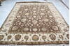 Jaipur Brown Hand Knotted 81 X 101 Area Rug 905-137484 Thumb 1