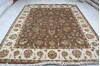 Jaipur Brown Hand Knotted 81 X 101 Area Rug 905-137484 Thumb 7
