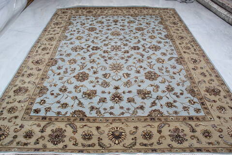 Jaipur Blue Hand Knotted 80 X 105 Area Rug 905-137485 Image 7