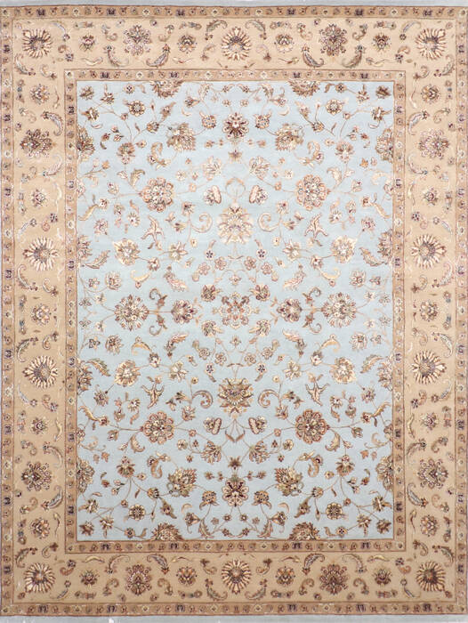 Jaipur Blue Hand Knotted 80 X 105 Area Rug 905-137485 Image 0