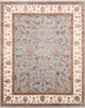 Jaipur Blue Hand Knotted 81 X 101  Area Rug 905-137486 Thumb 0