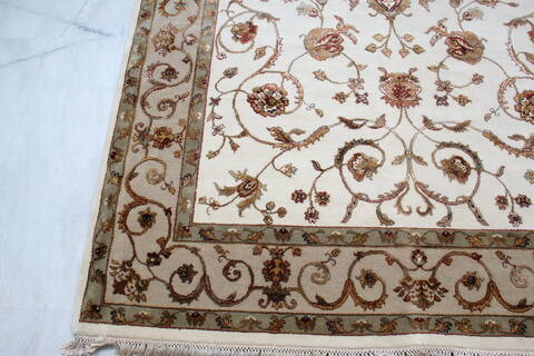 Jaipur White Hand Knotted 61 X 93 Area Rug 905-137491 Image 2