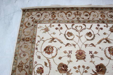 Jaipur White Hand Knotted 61 X 93 Area Rug 905-137491 Image 5
