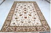 Jaipur White Hand Knotted 61 X 93  Area Rug 905-137491 Thumb 7