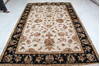 Jaipur White Hand Knotted 62 X 93  Area Rug 905-137492 Thumb 7