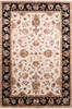 Jaipur White Hand Knotted 62 X 93  Area Rug 905-137492 Thumb 0