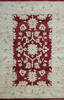 Agra Red Hand Knotted 40 X 60  Area Rug 902-137506 Thumb 0