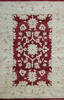 Agra Red Hand Knotted 40 X 60 Area Rug 902-137506 Thumb 0