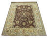 Agra Brown Hand Knotted 60 X 90  Area Rug 902-137507 Thumb 1
