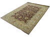 Agra Brown Hand Knotted 60 X 90  Area Rug 902-137507 Thumb 2