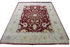 Agra Red Hand Knotted 90 X 120  Area Rug 902-137509 Thumb 2