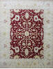 Agra Red Hand Knotted 90 X 120  Area Rug 902-137509 Thumb 0