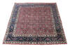 Kashan Purple Square Hand Knotted 60 X 60  Area Rug 902-137514 Thumb 1