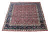 Kashan Purple Square Hand Knotted 60 X 60 Area Rug 902-137514 Thumb 1