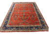 Sarouk Red Hand Knotted 100 X 130  Area Rug 902-137521 Thumb 2