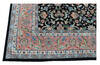 Kashan Black Hand Knotted 80 X 100  Area Rug 902-137522 Thumb 1