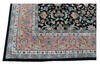 Kashan Black Hand Knotted 80 X 100 Area Rug 902-137522 Thumb 1