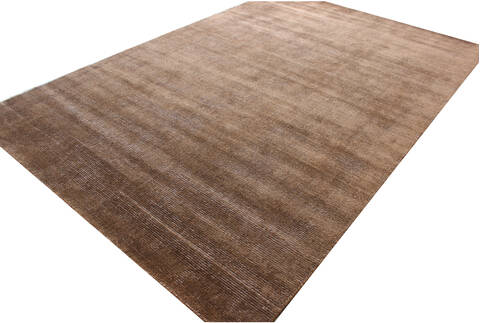 Modern Brown Hand Loomed 60 X 90  Area Rug 902-137523 Image 1