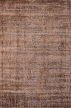 Indian Modern Brown Rectangle 6x9 ft Bamboo Silk Carpet 137523