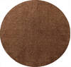 Modern Brown Round Hand Loomed 30 X 30  Area Rug 902-137529 Thumb 0