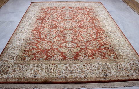 Jaipur Red Hand Knotted 711 X 101 Area Rug 905-137533 Image 1