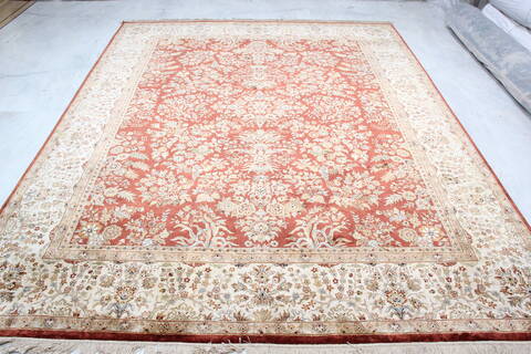 Jaipur Red Hand Knotted 711 X 101 Area Rug 905-137533 Image 2