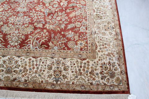 Jaipur Red Hand Knotted 711 X 101 Area Rug 905-137533 Image 4