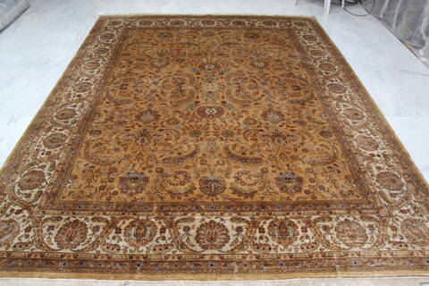 Jaipur Yellow Hand Knotted 710 X 101 Area Rug 905-137534 Image 7