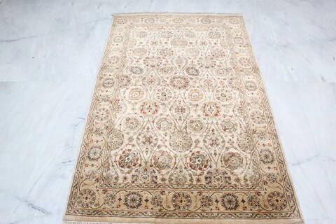 Jaipur Beige Hand Knotted 311 X 60 Area Rug 905-137537 Image 1