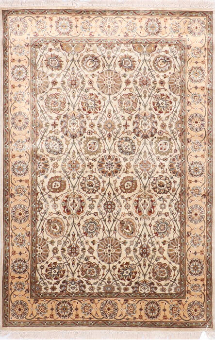 Jaipur White Hand Knotted 40 X 61 Area Rug 905-137539 Image 0