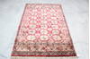 Bokhara Red Hand Knotted 40 X 60  Area Rug 905-137542 Thumb 1