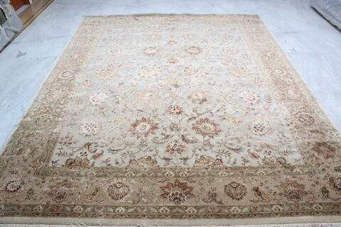 Jaipur White Hand Knotted 711 X 100 Area Rug 905-137545 Image 1