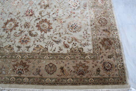 Jaipur White Hand Knotted 711 X 100 Area Rug 905-137545 Image 3