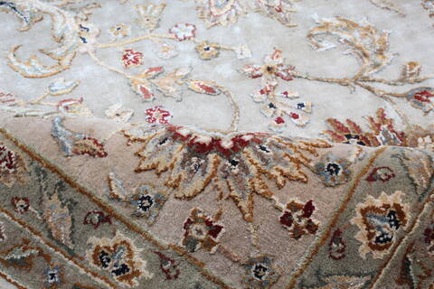 Jaipur White Hand Knotted 711 X 100 Area Rug 905-137545 Image 7