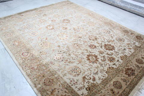 Jaipur White Hand Knotted 711 X 100 Area Rug 905-137545 Image 8