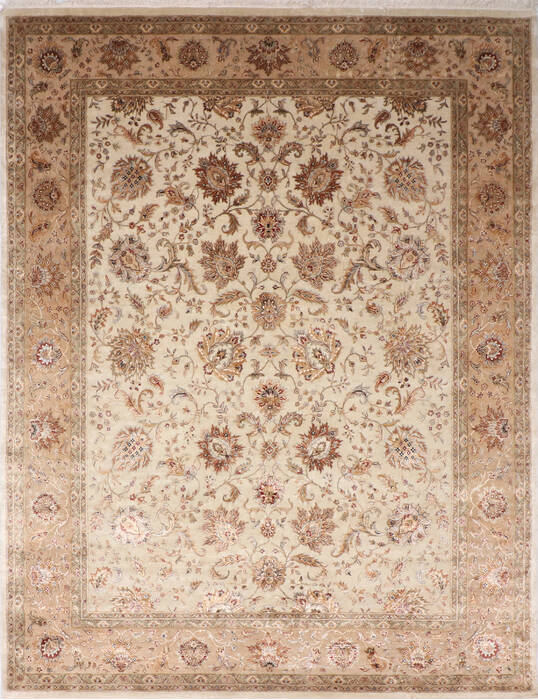 Jaipur White Hand Knotted 711 X 100 Area Rug 905-137545 Image 0