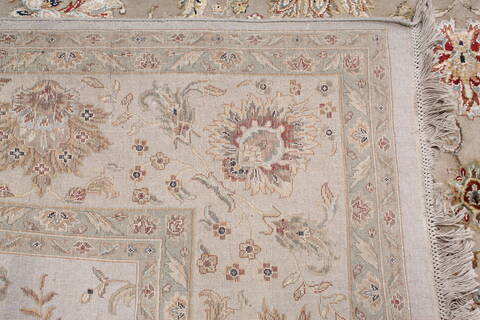 Jaipur Beige Hand Knotted 80 X 105 Area Rug 905-137546 Image 11