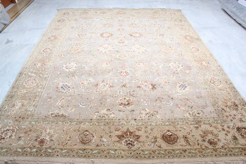 Jaipur Beige Hand Knotted 80 X 105 Area Rug 905-137546 Image 2