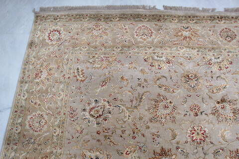 Jaipur Beige Hand Knotted 80 X 105 Area Rug 905-137546 Image 6