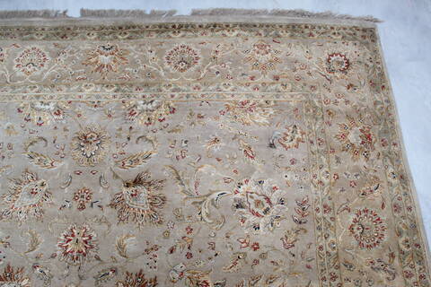 Jaipur Beige Hand Knotted 80 X 105 Area Rug 905-137546 Image 7
