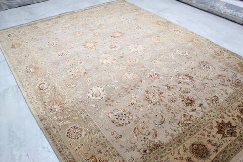 Jaipur Beige Hand Knotted 80 X 105 Area Rug 905-137546 Image 9