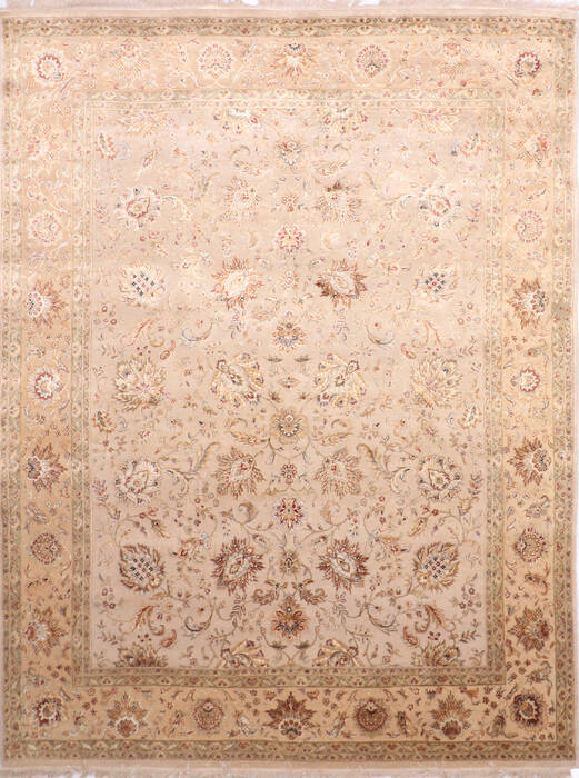 Jaipur Beige Hand Knotted 80 X 105 Area Rug 905-137546 Image 0
