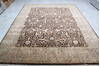 Jaipur Brown Hand Knotted 81 X 100  Area Rug 905-137547 Thumb 1