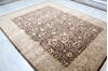 Jaipur Brown Hand Knotted 81 X 100  Area Rug 905-137547 Thumb 8