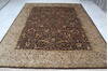 Jaipur Brown Hand Knotted 81 X 100  Area Rug 905-137547 Thumb 9